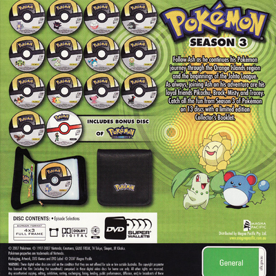 Pokemon Season 3 Super Wallet - Volume 3.10 - Pocketmonsters.Net